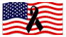 Black Ribbon mouning for the death of America's freedom